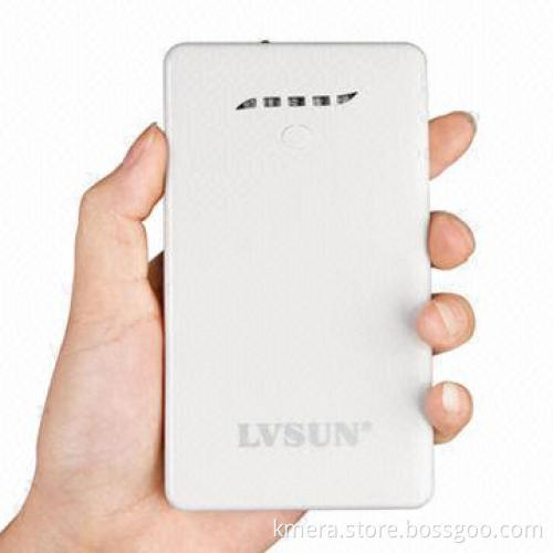 8,000mAh High-capacity Power Bank with Dual USB, for Mobile Phones, Charges 2-device Simultaneously